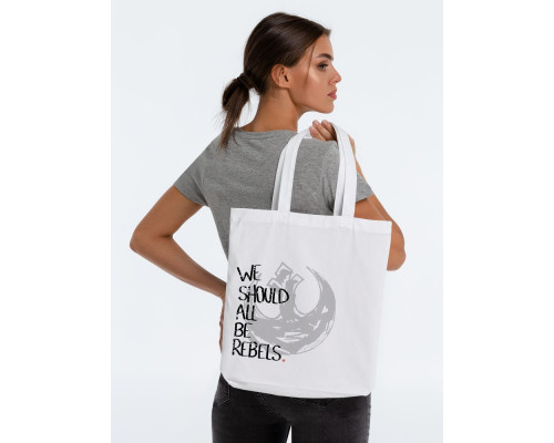 Холщовая сумка Rebels, белая