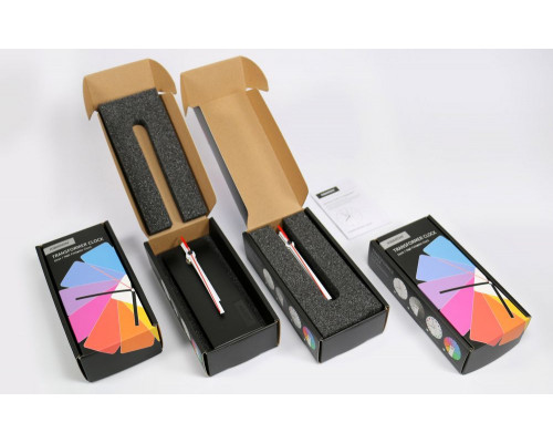 Часы настенные Transformer Clock. Black & Monochrome