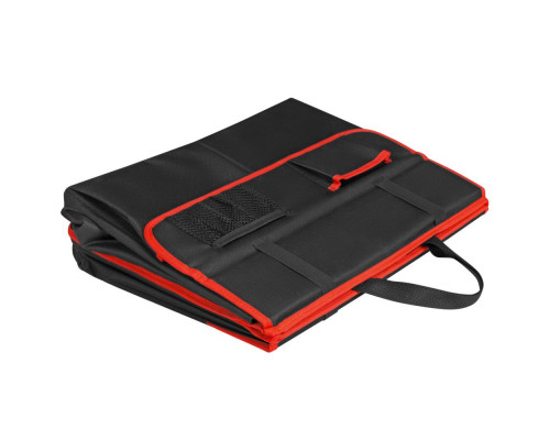 Органайзер в багажник автомобиля Carmeleon, черный с красным