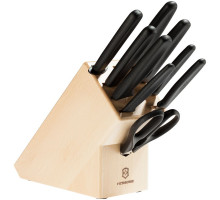 Набор ножей Victorinox Standart в деревянной подставке с ножницами