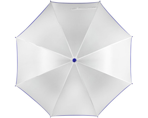 Зонт-трость Unit White, белый с синим
