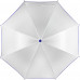 Зонт-трость Unit White, белый с синим