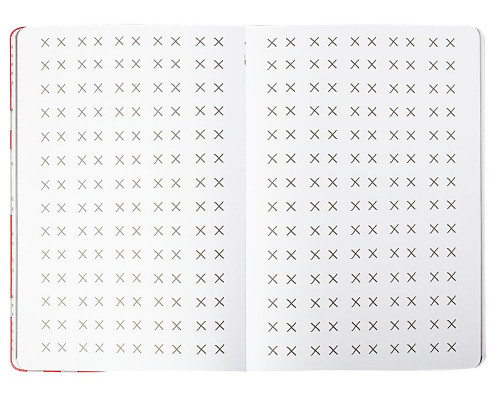 Ежедневник Labyrinth, недатированный, красный