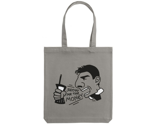 Холщовая сумка Show Me The Money, серая