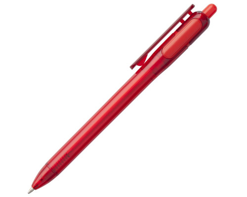 Ручка шариковая Bolide Transparent, красная