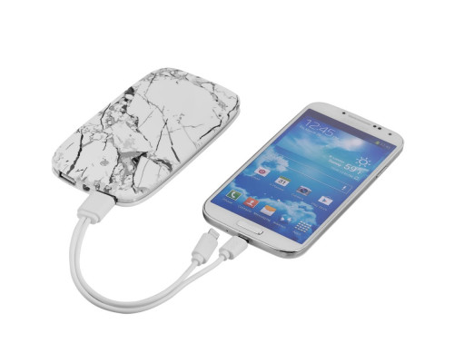 Внешний аккумулятор Marble 4000 мАч, белый