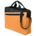 Конференц-сумка Unit Diagonal, оранжево-черная