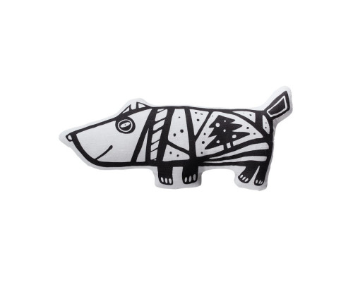 Игрушка «Собака в шарфе», малая, белая