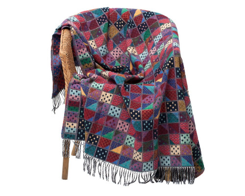 Плед Illinois, бордовый