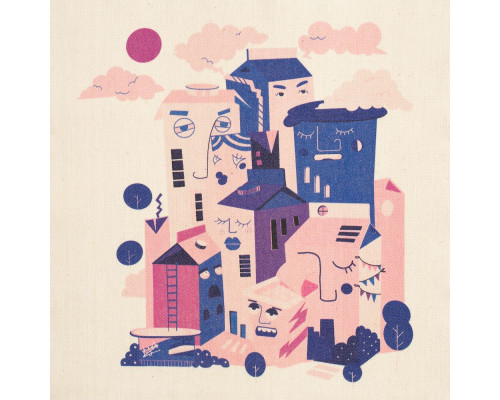 Холщовая сумка «Йогуртбург», неокрашенная