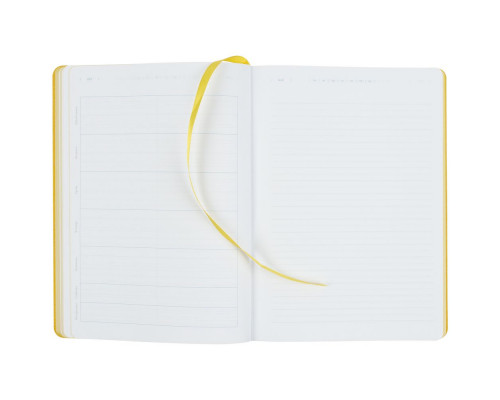 Ежедневник «Управление персоналом», недатированный, черно-желтый