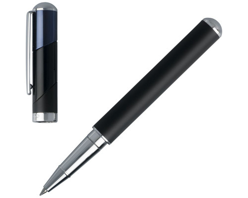 Набор Lapo: папка с блокнотом А4, роллер и флешка 16 Гб, черный