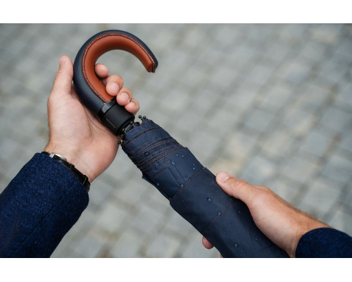 Складной зонт Palermo, темно-синий