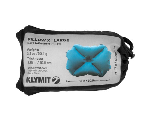 Надувная подушка Pillow X Large, бирюзовая