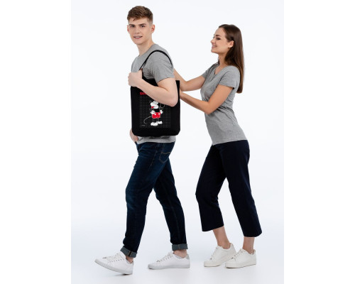 Холщовая сумка «Микки Маус. Sorry», черная
