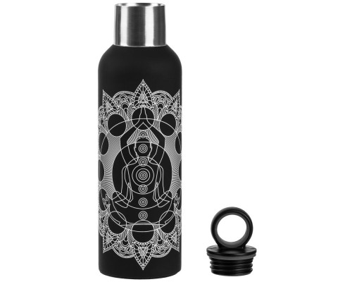 Термобутылка Chakraday, черная