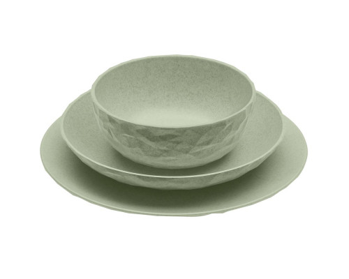 Тарелка Club Organic, зеленая