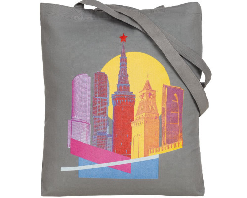 Холщовая сумка Moscow State of Mind, серая