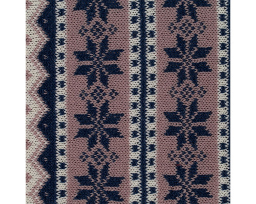 Плед Happy View, синий с бежевым