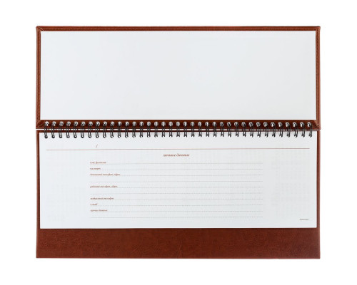 Планинг Nebraska, недатированный, коричневый