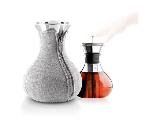 Чайник заварочный Tea Maker в чехле, светло-серый