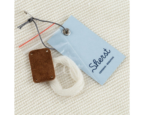 Шарф Windy Rose, молочно-белый