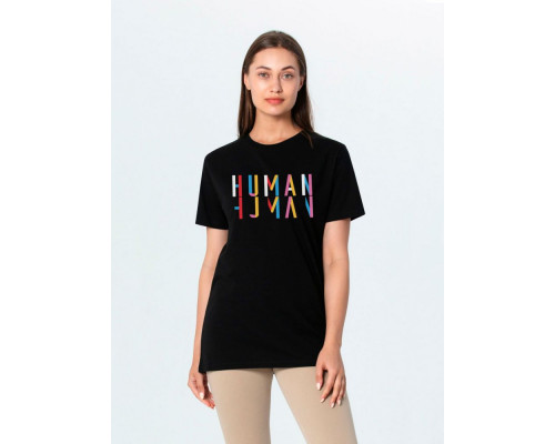 Футболка Human, черная