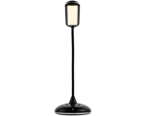 Лампа с беспроводной зарядкой Bright Helper, черная