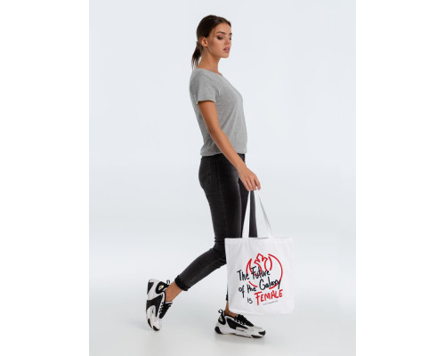 Холщовая сумка The Future Of The Galaxy, белая