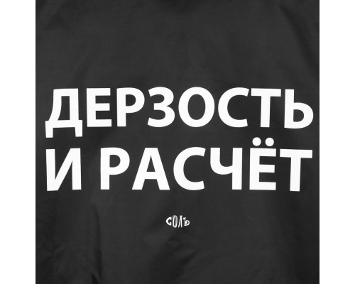 Дождевик «Дерзость и расчет», черный
