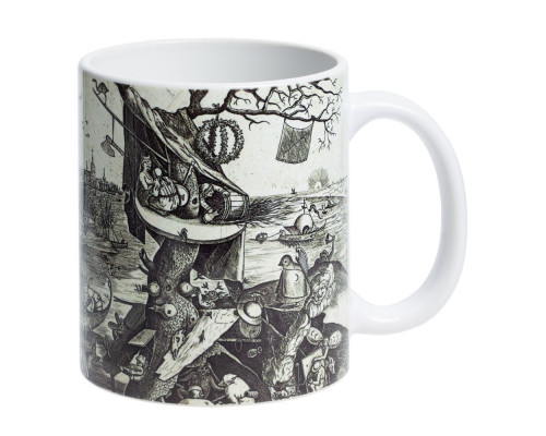 Кружка «Через одно место», белая