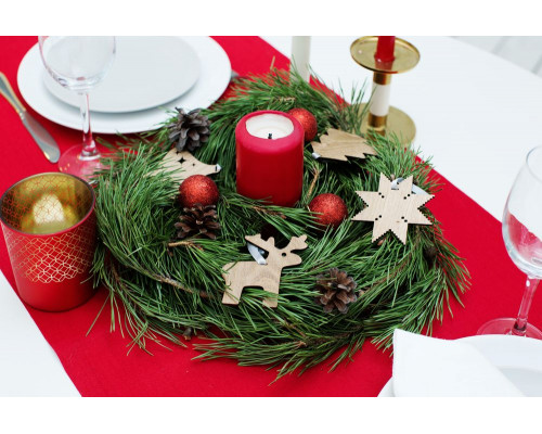 Деревянная подвеска Carving Oak, в форме лося