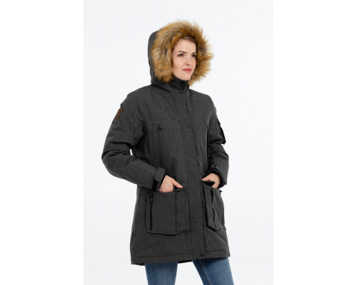 Парка женская Explorer, серый меланж