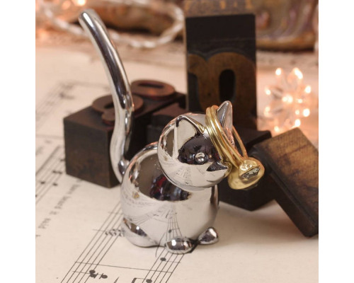 Подставка для колец Zoola Cat, хром