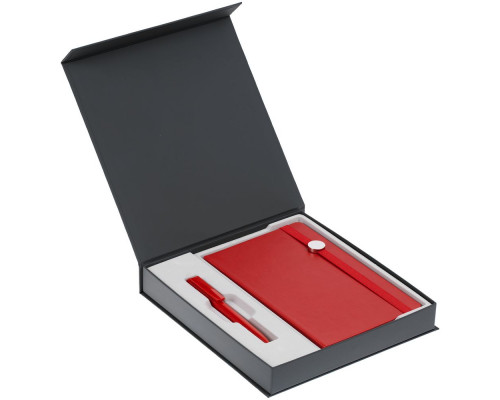 Коробка Arbor под ежедневник 13х21 см и ручку, серая