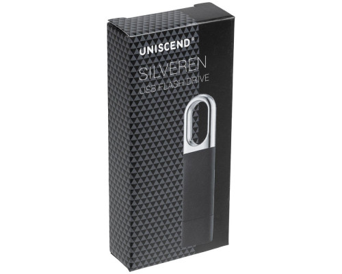Флешка Uniscend Silveren, черная, 8 Гб