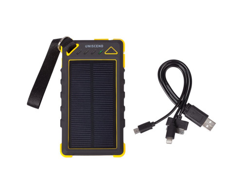 Внешний аккумулятор Uniscend Outdoor 8000 мАч с солнечной батареей