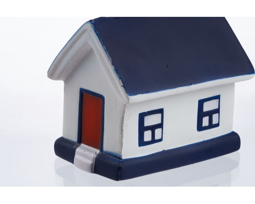 Сквиши-антистресс «Домик», с синей крышей