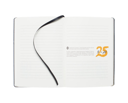 Ежедневник «Буквы-цифры», недатированный, серый