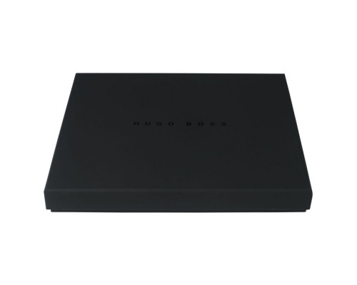 Папка Elegance с блокнотом А5, серебристая