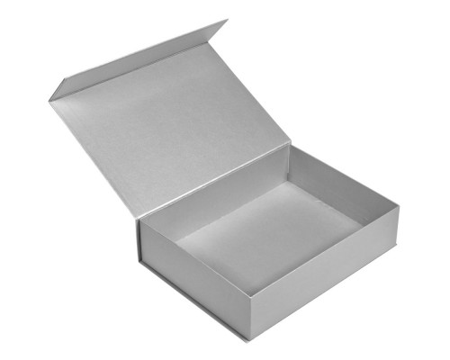 Коробка Koffer, серебристая