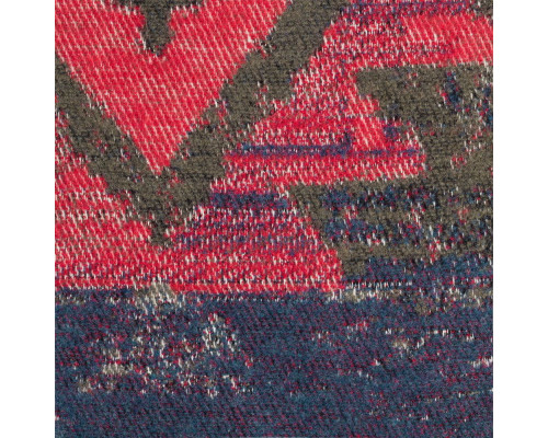 Плед Navajo, сине-бордовый