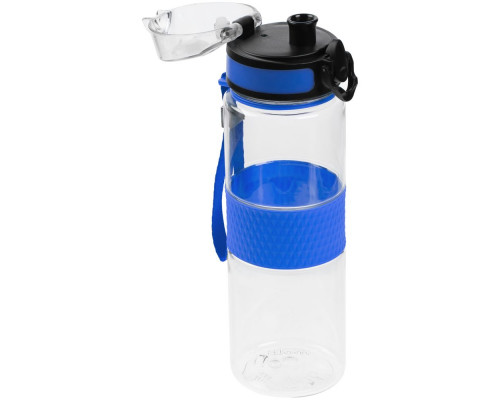 Бутылка для воды Fata Morgana, прозрачная с синим