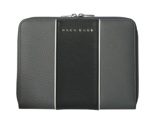 Набор Gear: папка с блокнотом и ручка, серый