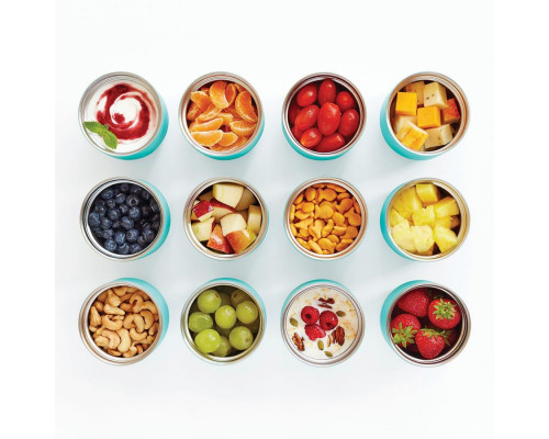 Вакуумный контейнер Neat Stack, малый, бирюзовый