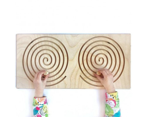 Межполушарная доска Wood Games, круглая спираль