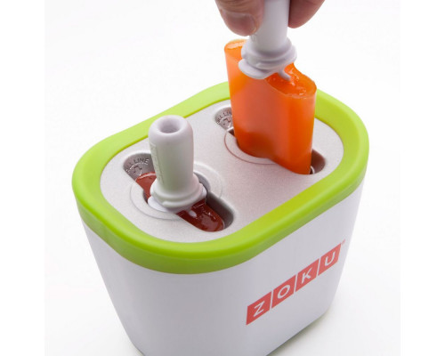 Набор для приготовления мороженого Duo Quick Pop Maker, зеленый