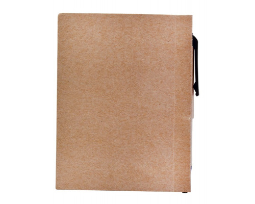 Мини-блокнот Eco Light c ручкой с черными элементами