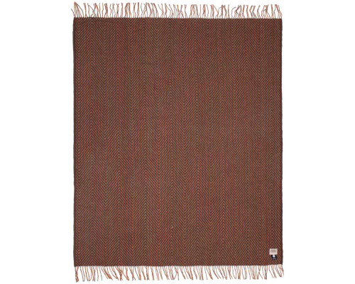 Плед Brera Testa Di Moro, коричневый