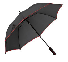 Зонт-трость Jenna, черный с красным